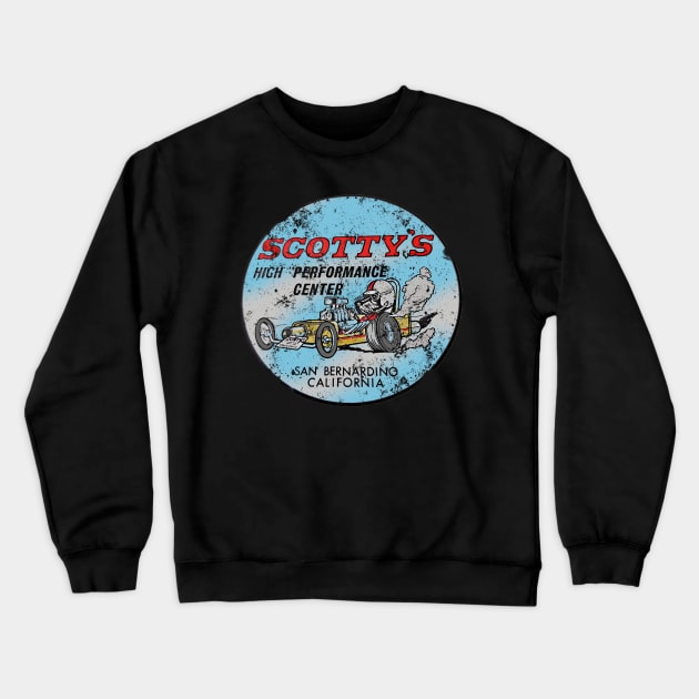 California Racing Crewneck Sweatshirt by retrorockit